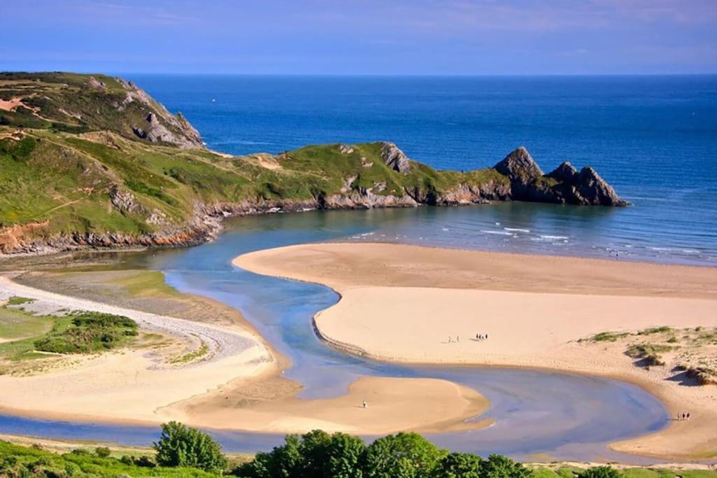 Ocean Breeze, Gower Holiday Village. Allows Dogs Swansea Exteriör bild